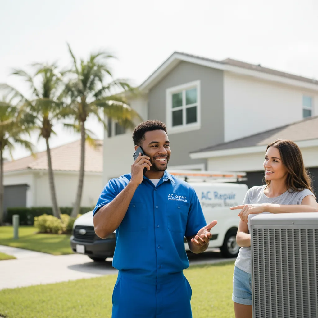 AC Repair Pompano Beach customer support in Hampden